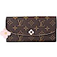 LV M64202 EMILIE Monogram 經典圖騰花朵釦式長夾 product thumbnail 1