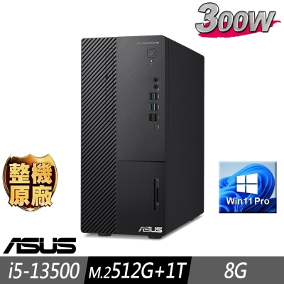 ASUS 華碩 M700ME 商用電腦 i5-13500/8G/M.2-512GB+1TB/W11P