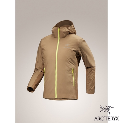 Arcteryx 始祖鳥 男 Atom SL 化纖外套 帆布棕/喜悅黃