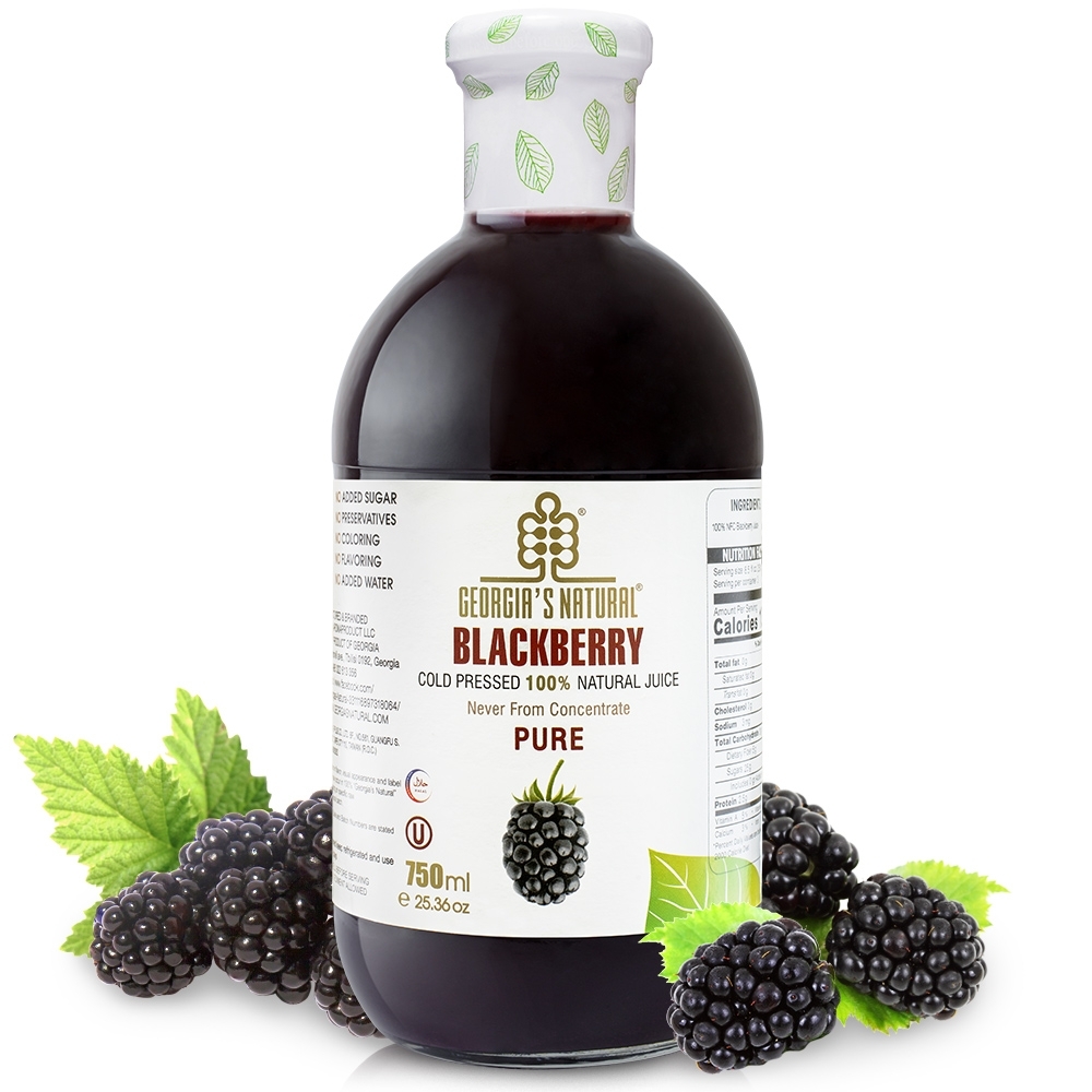 Georgia 黑莓原汁(750ml)