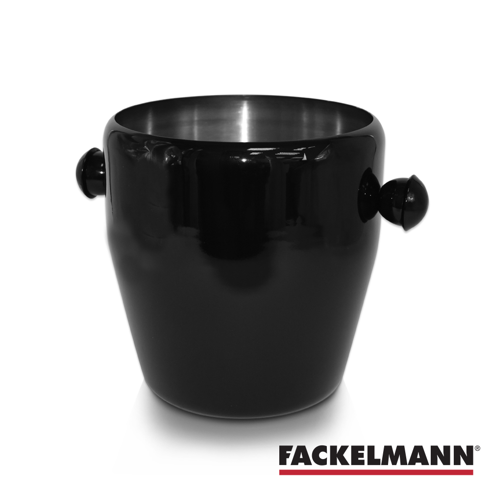 德國Fackelmann 黑金系列不鏽鋼冰桶