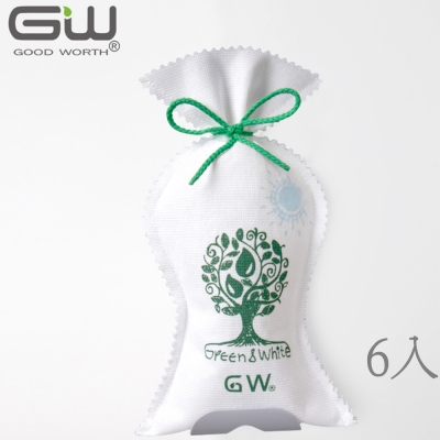 GW水玻璃 分離式熱風除濕袋除濕機 6入組 不含還原座