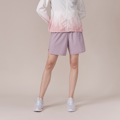 GIORDANO  女裝吸濕排汗冰涼感短褲 B-SPORTS系列 - 21 莫蘭迪紫