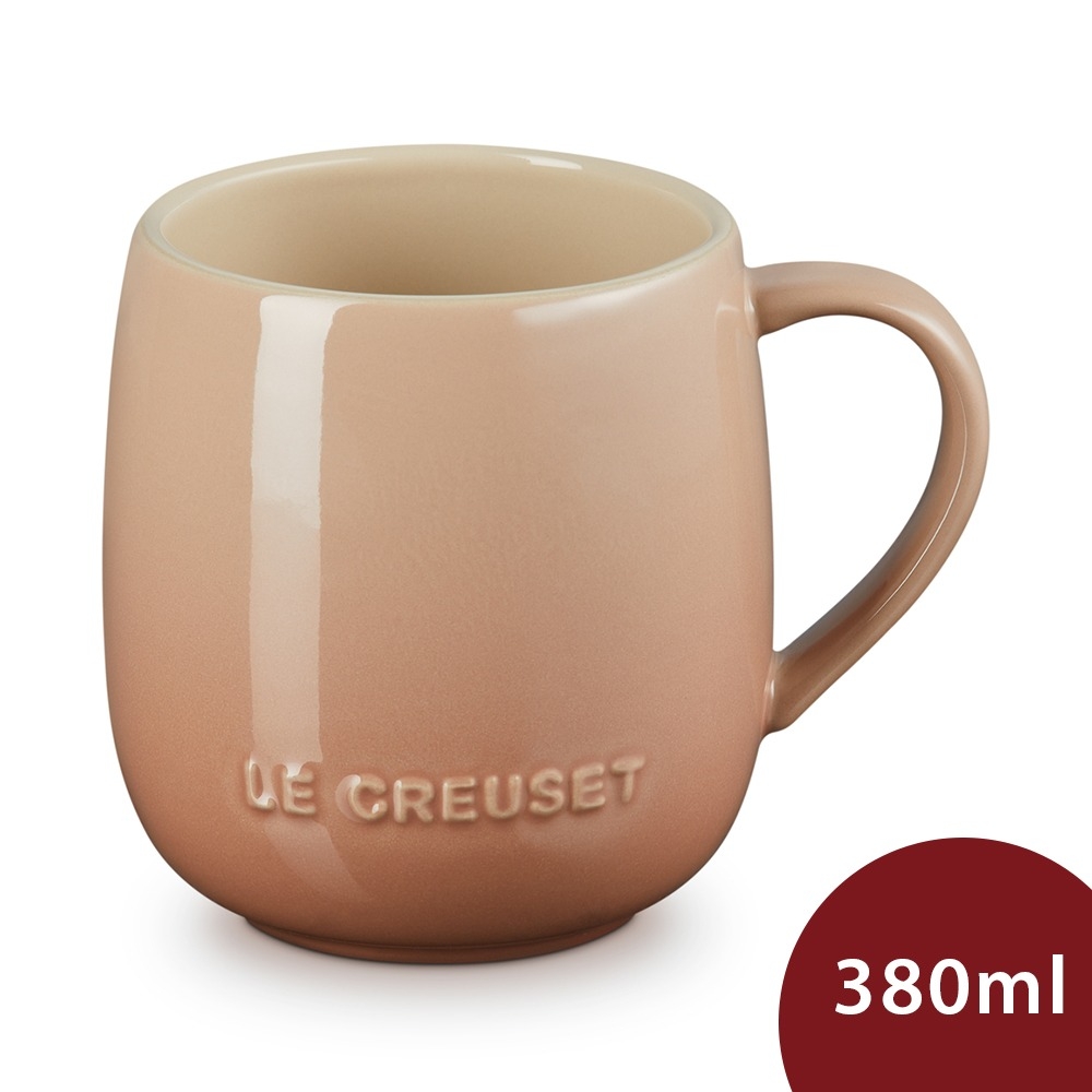 Le Creuset 蛋蛋馬克杯 380ml 卡布奇諾