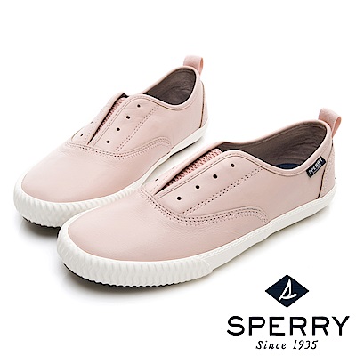 SPERRY 輕量減壓舒適牛皮休閒鞋(女)-粉色