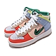 Nike 休閒鞋 Dunk High Up 運動 女鞋 高筒 色塊拼接 厚底 皮革 舒適 穿搭 彩 DH3718-700 product thumbnail 1