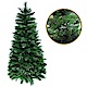 摩達客 6尺(180cm) 彈簧摺疊豪華松針混葉綠色聖誕樹(組裝便利) product thumbnail 1