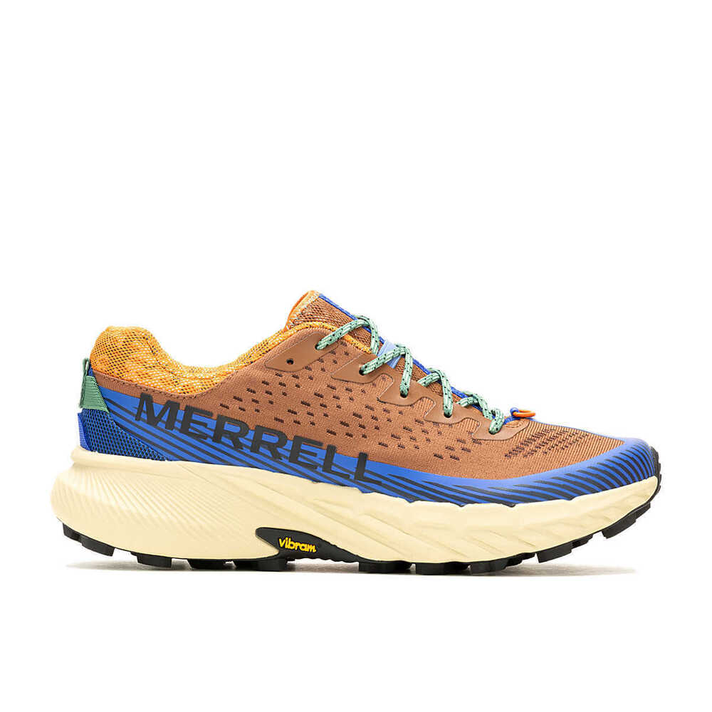 Merrell Agility Peak 5 [ML068117] 男 戶外鞋 郊山 越野 撞色 環境友善 止滑 磚咖色