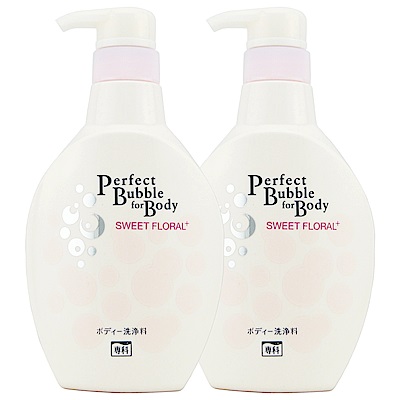 (即期品)超微米完美泡泡沐浴乳500ml*2(甜蜜花果香)