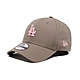 New Era 棒球帽 Color Era MLB 棕 粉 940帽型 可調帽圍 洛杉磯道奇 LAD 老帽 帽子 NE14148158 product thumbnail 1