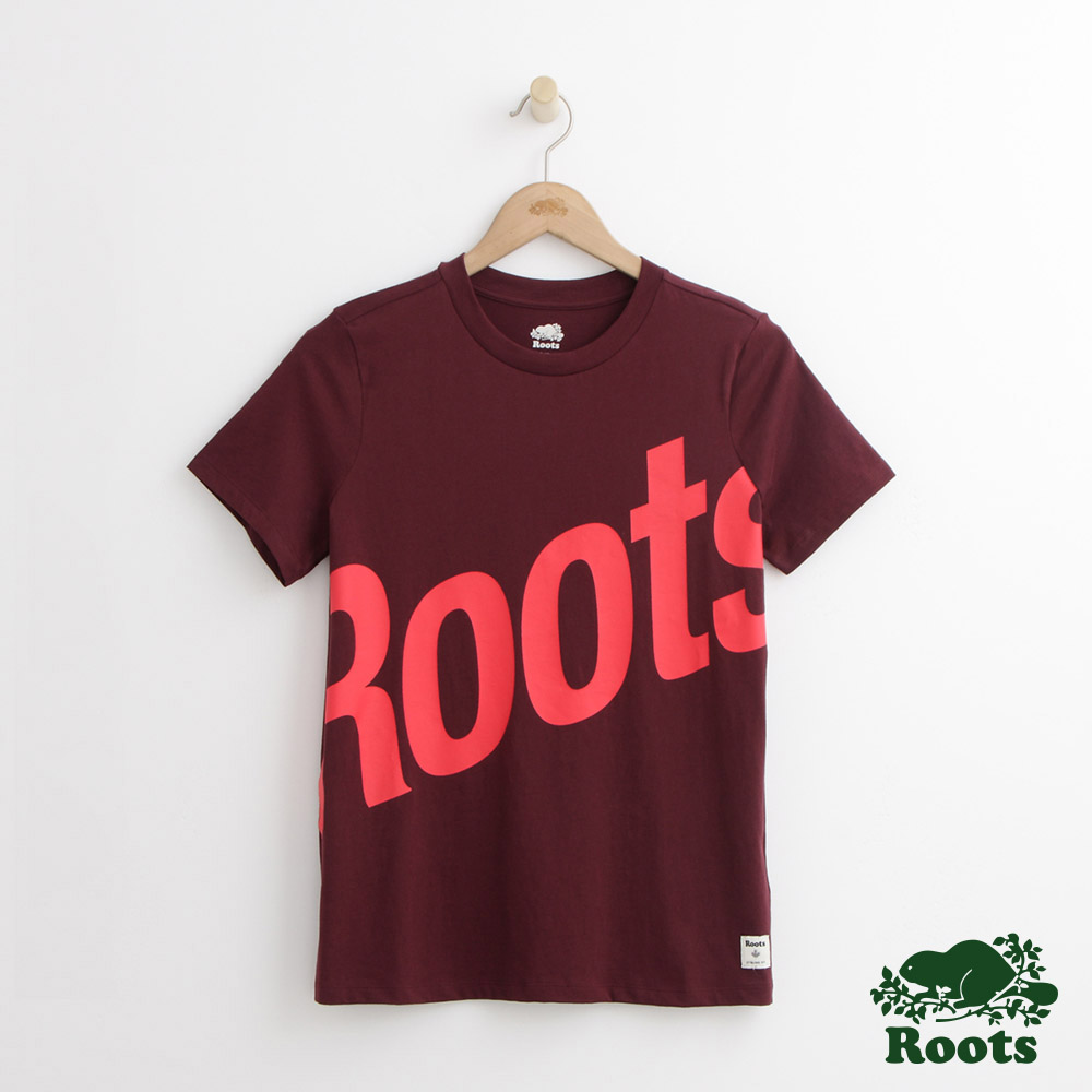 Roots -女裝- 卡麥隆短袖T恤 - 紅
