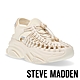 STEVE MADDEN-POWER UP 編織鞋繩厚底休閒涼鞋-米杏色 product thumbnail 1