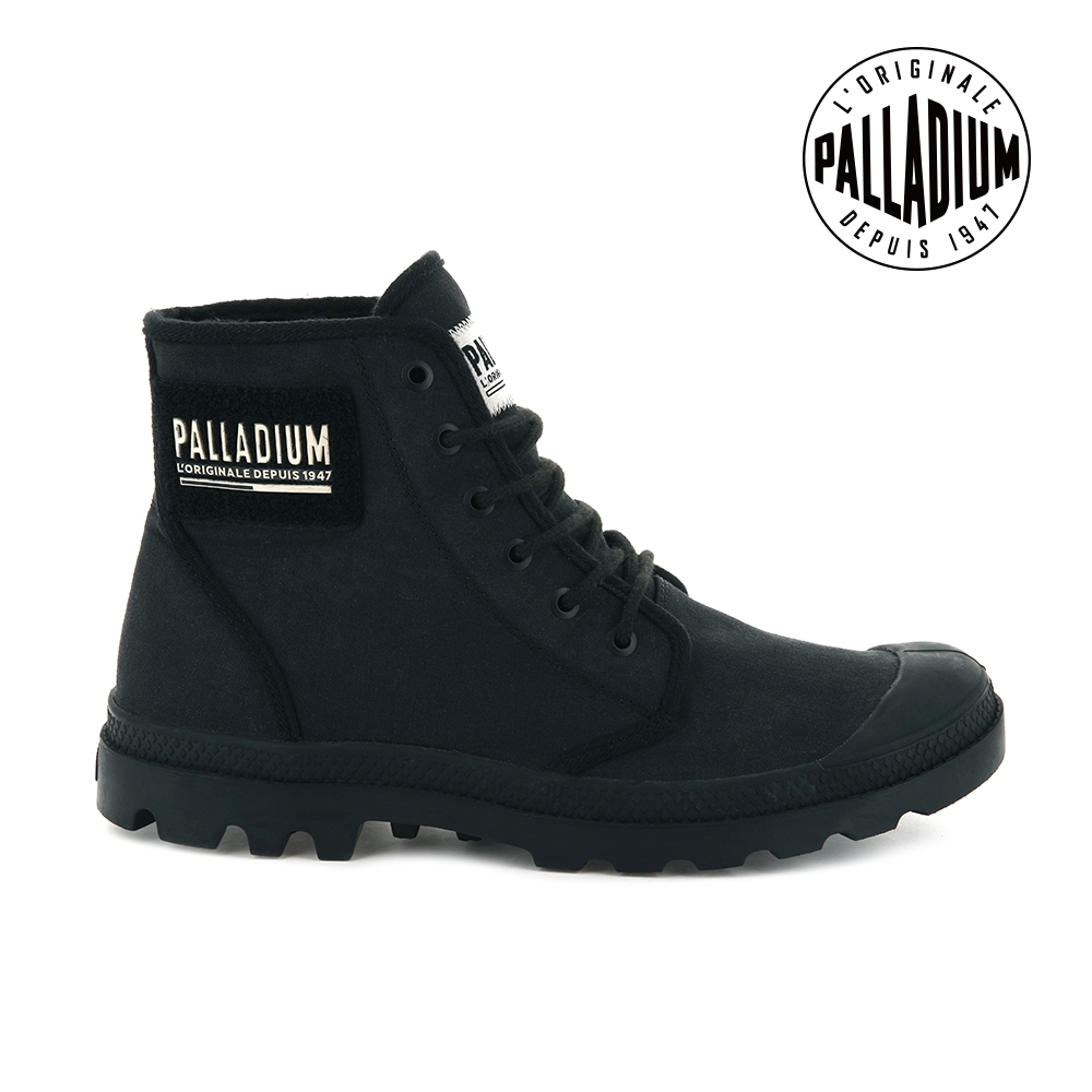 PALLADIUM PAMPA HI TC 2.0高筒帆布靴-男-黑