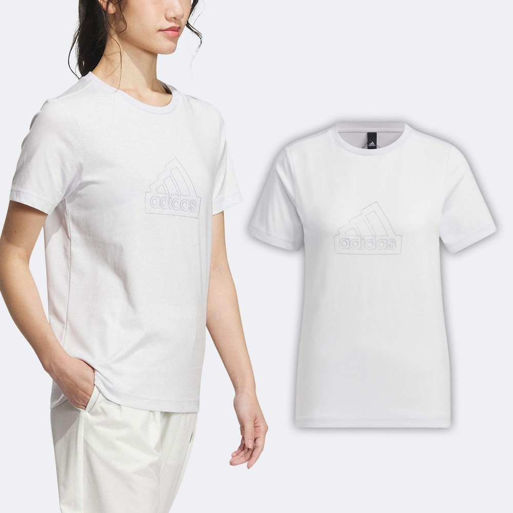 adidas 短袖 Sportswear Tee 女款 灰 純棉 短T 棉T 愛迪達 IM8838