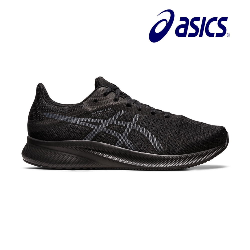 【asics 亞瑟士】PATRIOT 13 男慢跑鞋 黑色 休閒 輕量 緩衝(1011B485-002)