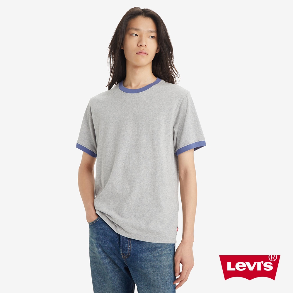 Levis 男款 短袖T恤 / 運動滾邊 / 撞色款