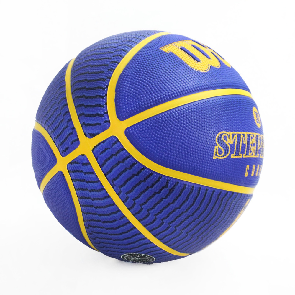 Wilson Nba Curry [WZ4006101] 籃球7號球員耐磨橡膠室外勇士藍黃| 籃球 