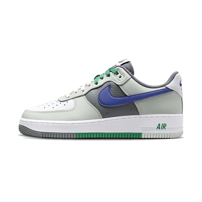 Nike Air Force 1 Low Split 男 藍綠 撞色 拼接 AF1 經典 休閒鞋 FD2592-001