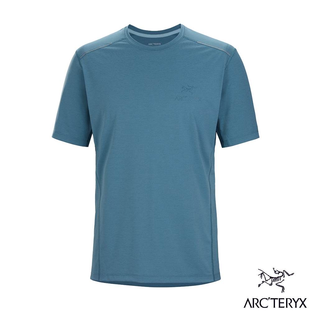 Arcteryx 始祖鳥 男 Motus Arc Word快乾短袖圓領衫 快樂雜藍