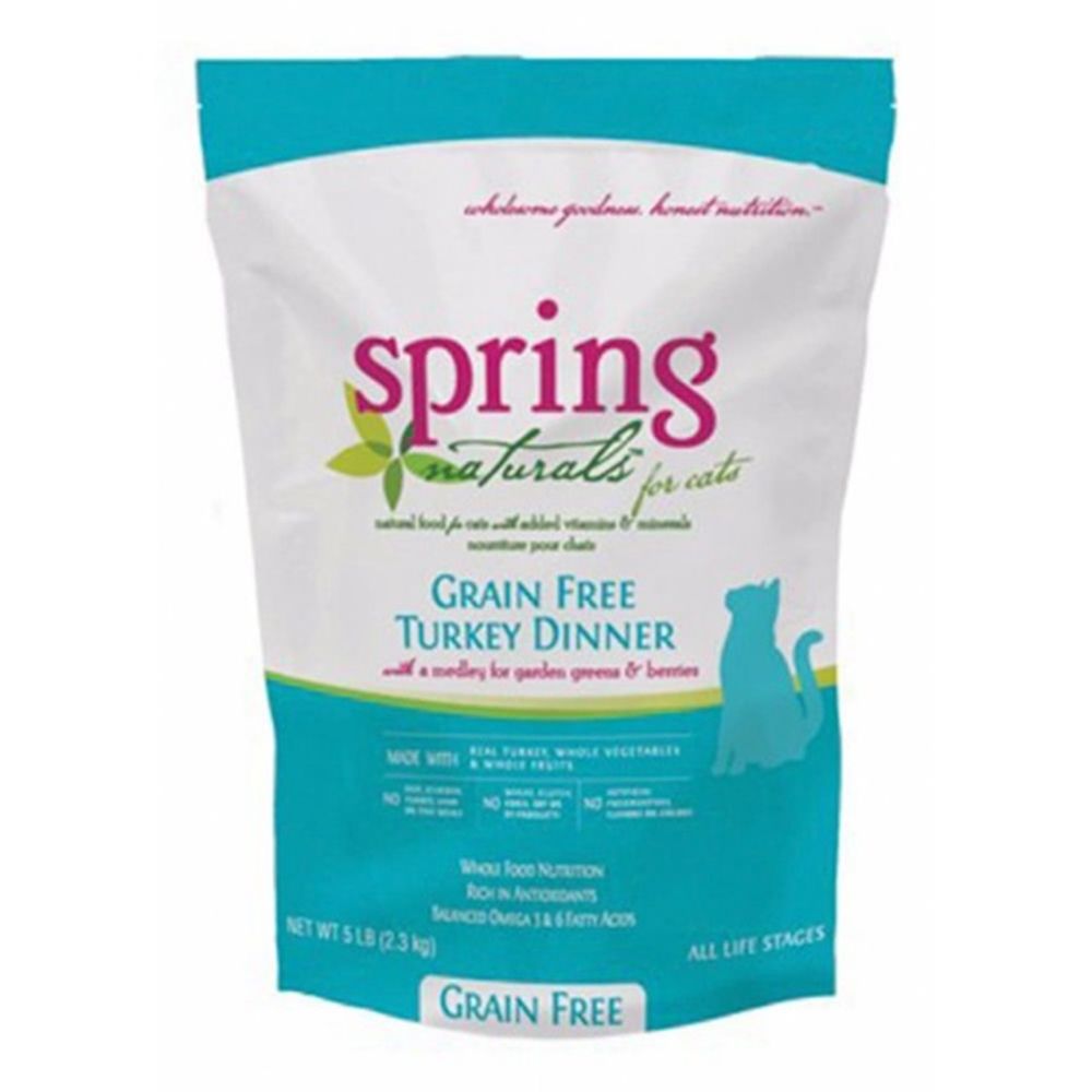 美國Spring Natural 曙光天然無穀火雞肉餐貓糧 4LB(1.8kg)