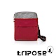 tripose 漫遊系列 岩紋x微皺尼龍護照斜背包 紅 product thumbnail 1