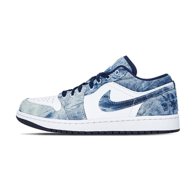 Nike Air Jordan 1 Low Washed Denim 男 水洗丹寧 AJ1 休閒鞋 CZ8455-100