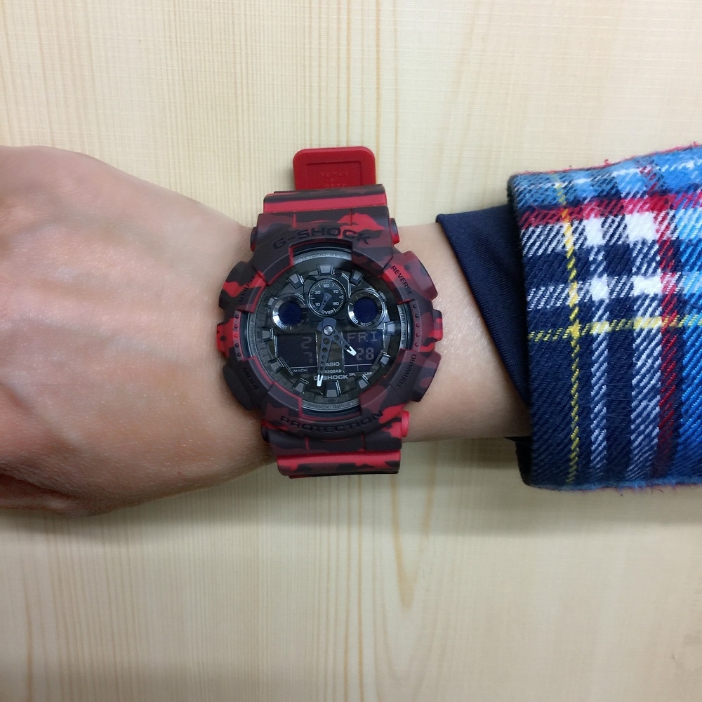 CASIO卡西歐迷彩運動G-SHOCK系列(GA-100CM) | G-SHOCK | Yahoo奇摩購物中心