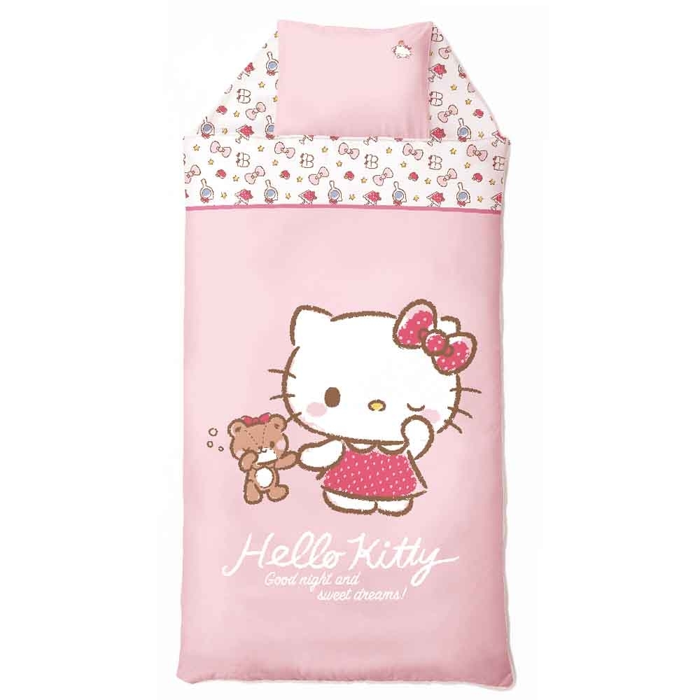 【麗嬰房】三麗鷗 Hello Kitty(凱蒂貓) 午睡時光系列 兩用睡袋