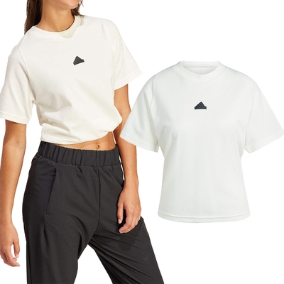 Adidas M Z.N.E. TEE 女 白 運動 休閒 基本款 LOGO 休閒 上衣 短袖 IS3920