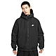 Nike 防風外套 NSW Windrunner 黑 白 保暖 男款 立領 寬鬆 連帽 長袖 DX0693-010 product thumbnail 1