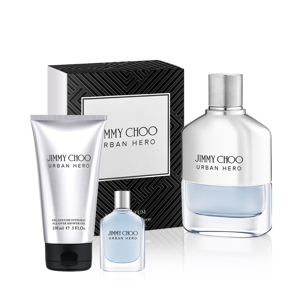 JIMMY CHOO URBAN HERO淡香精100ml(贈沐浴精150ml+小香乙瓶)