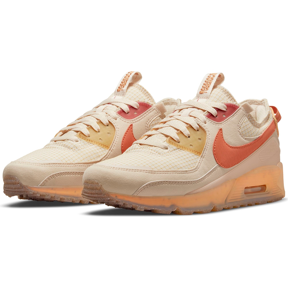 NIKE 運動鞋 男鞋 慢跑鞋 氣墊 緩震 米白橘 DH2973200 AIR MAX TERRASCAPE 90