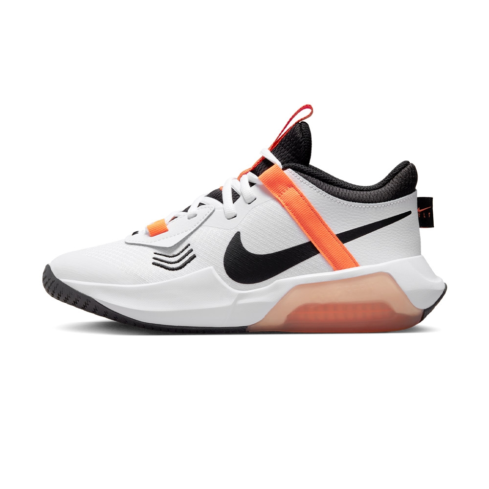 Nike AIR ZOOM CROSSOVER (GS) 女鞋 大童鞋 白黑橘色 支撐 運動鞋 籃球鞋 DC5216-103