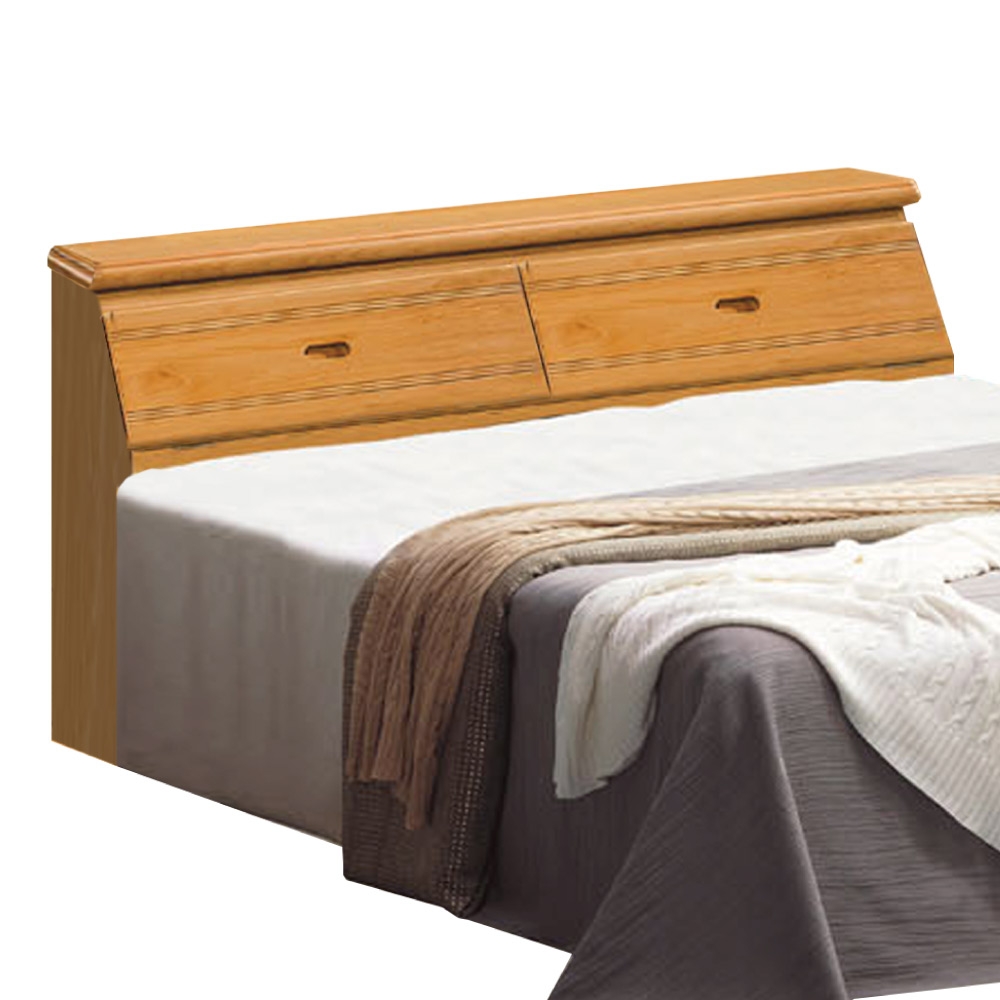 文創集 夏斯6尺雙人加大實木床頭箱(不含床底＋不含床墊)-188x37x75cm免組
