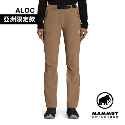 【Mammut 長毛象】Yadkin 2.0 SO Pants AF 日系彈性防潑水登山長褲 深沙褐 女款 #1021-01220