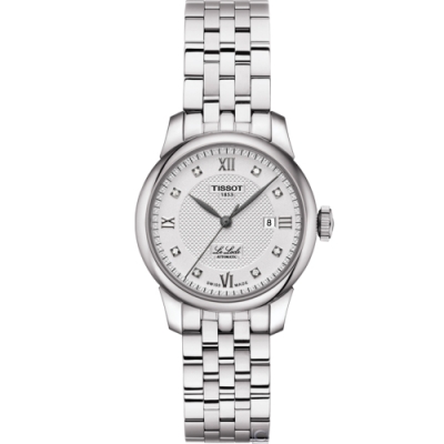 TISSOT 天梭 官方授權Le Locle 立洛克 優雅機械女錶(T0062071103600)