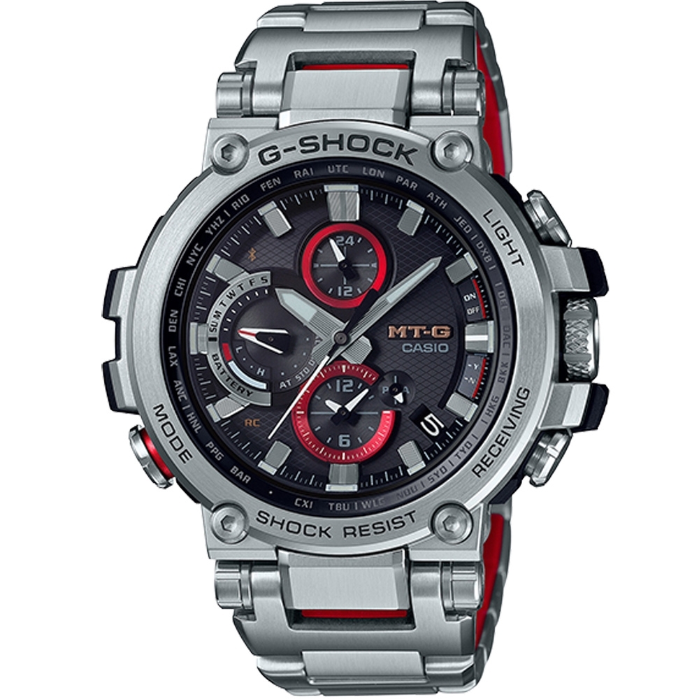 G-SHOCK MT-G 變形金鋼多功能六局電波錶(MTG-B1000D-1A) | G-SHOCK