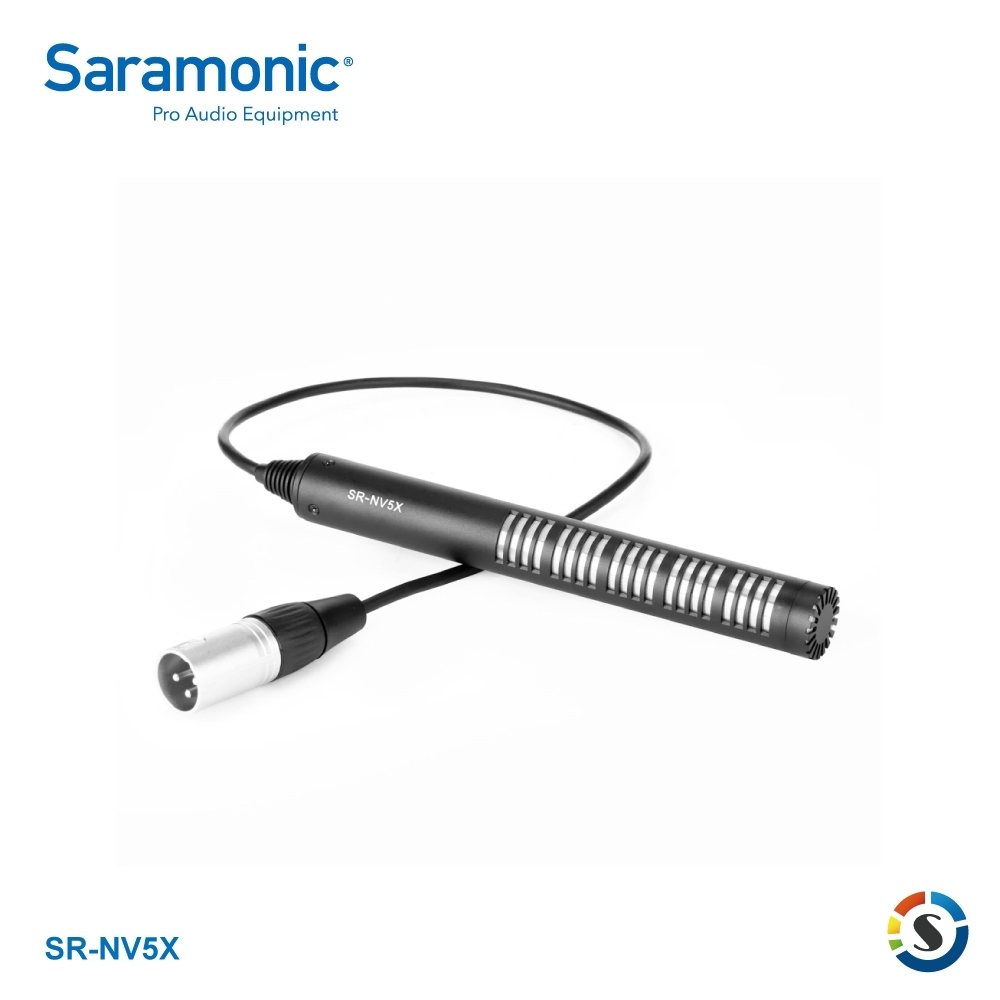 Saramonic楓笛 SR-NV5X 心型指向式XLR槍型麥克風