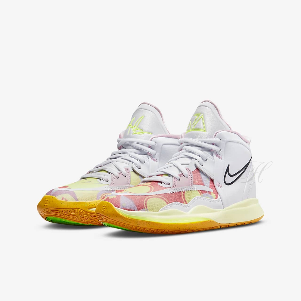 NIKE 耐吉 籃球鞋 運動鞋 包覆 大童 女鞋 白彩 DD0334-501 KYRIE INFINITY GS