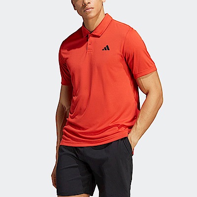 Adidas Club 3str Polo HS3271 男 POLO衫 短袖 上衣 運動 網球 訓練 亞洲版 橘紅