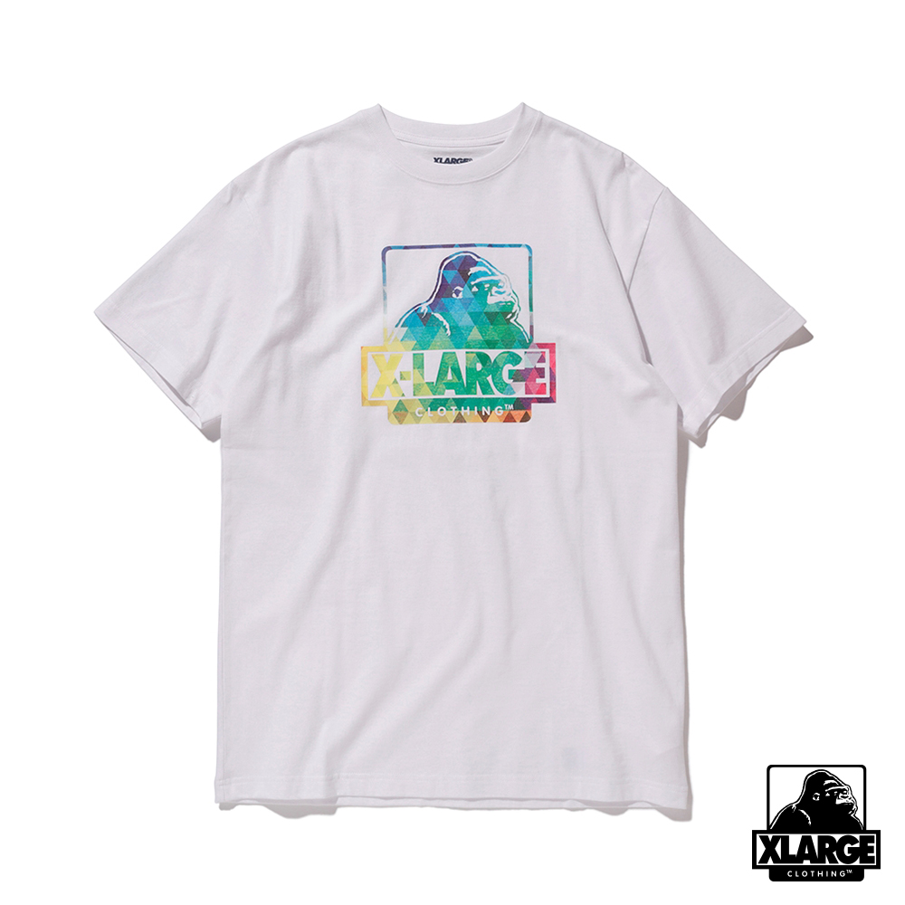 XLARGE S/S TEE PRISM OG 短袖T恤-白