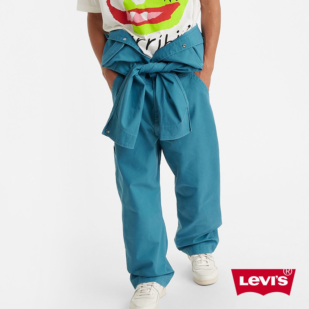 Levis 滑板系列 男款 牛仔連身工作衣 / 彈性布料
