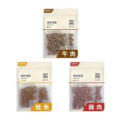 【2入組】無IN-牛肉/鮭魚/雞肉塊 4gx55(800g)(購買第二件贈送寵物零食x1包)