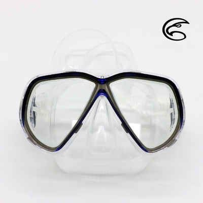 ADISI WM02 雙眼面鏡 深藍色 (蛙鏡、浮潛、潛水、戲水、泳鏡、潛水面鏡)