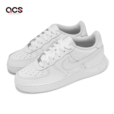 Nike 休閒鞋 Air Force 1 LE 大童 女鞋 全白 白 AF1 百搭 經典 FV5951-111