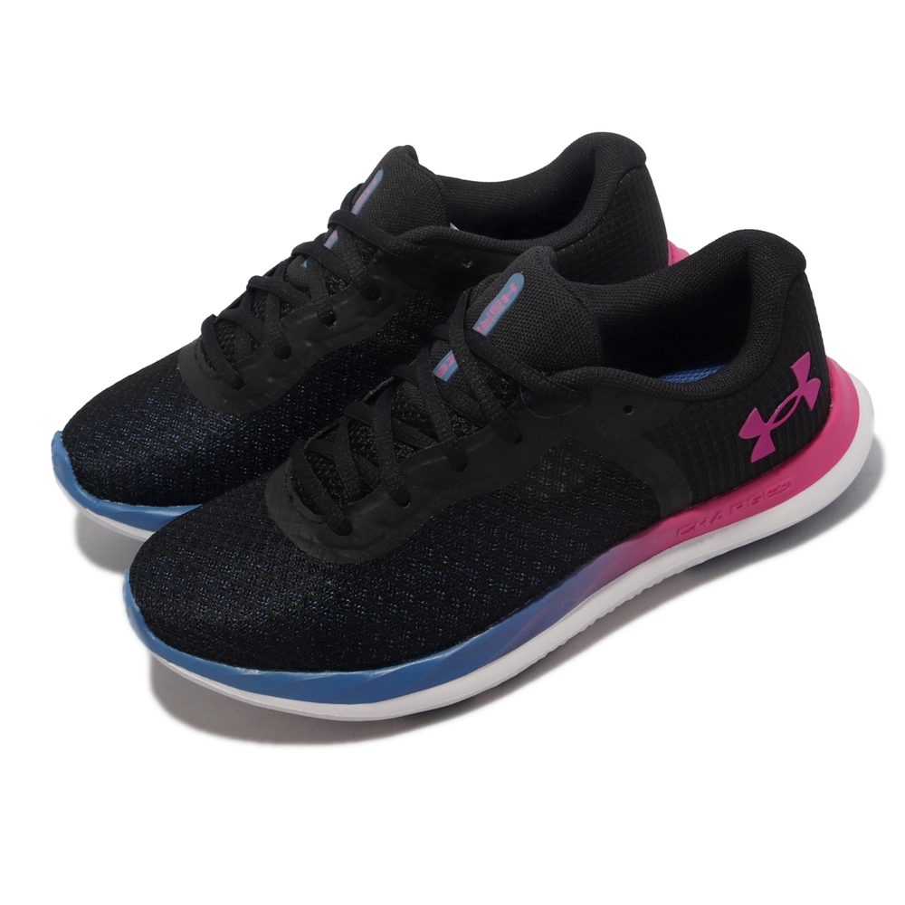 Under Armour 慢跑鞋 UA Charged Breeze 黑 桃紅 藍 女鞋 路跑 避震 3025130002