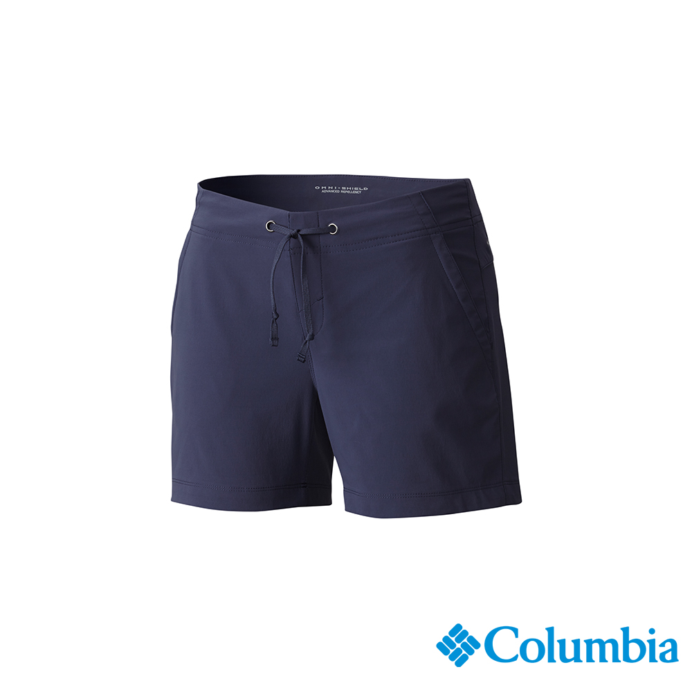 Columbia 哥倫比亞 女款-UPF50 防潑短褲-藍紫色 UAR40140UU