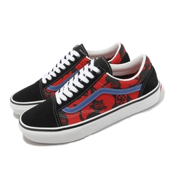 Vans x Krooked 休閒鞋 Skate Old Skool 男鞋 女鞋 黑 紅 滑板鞋 聯名 拼接 VN0A5FCBAPC