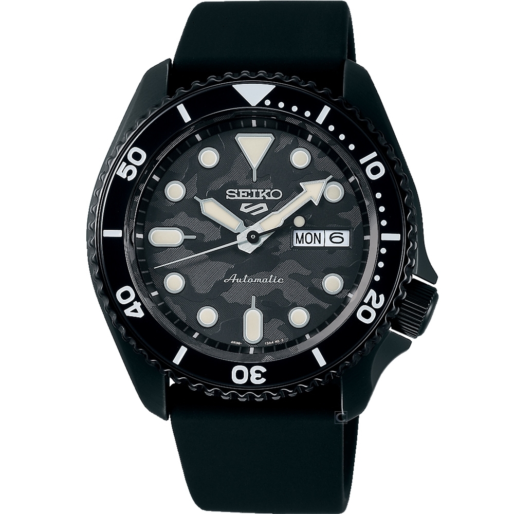 SEIKO 精工 5 Sports 系列 限量 堀米雄斗限定款機械錶-42.5mm (SRPJ39K1/4R36-13W0C)