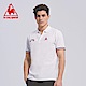 le coq sportif 法國公雞牌吸濕排汗多色經典短袖POLO衫 男-白 product thumbnail 1